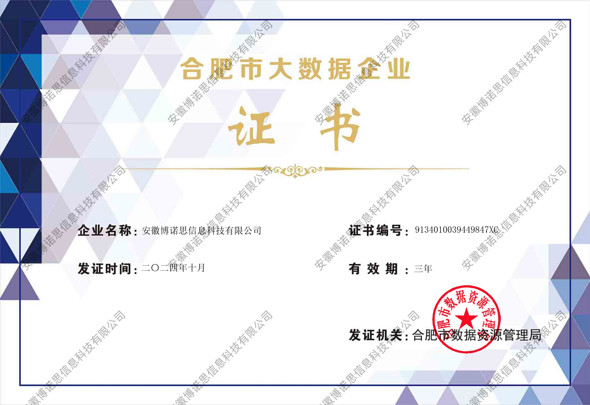 合肥市大数据企业